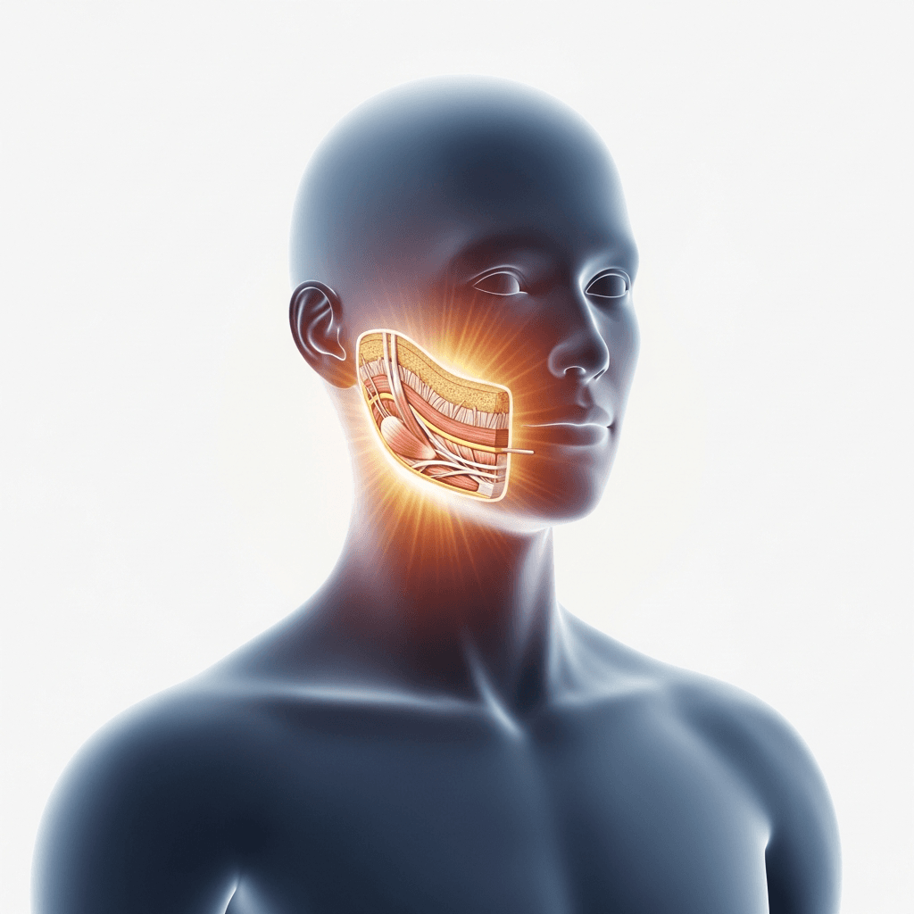 Jaw Fracture (Mandible) illustration