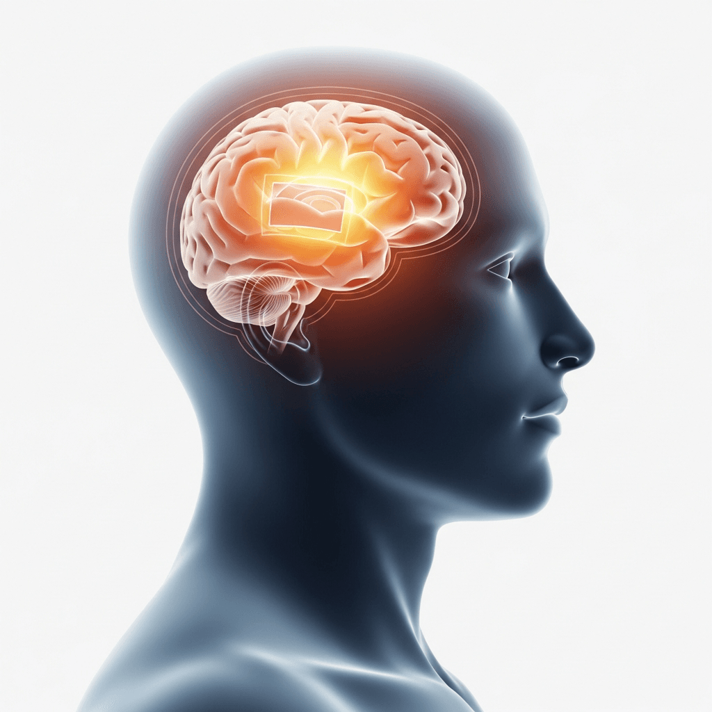 Concussion (Mild Traumatic Brain Injury) illustration