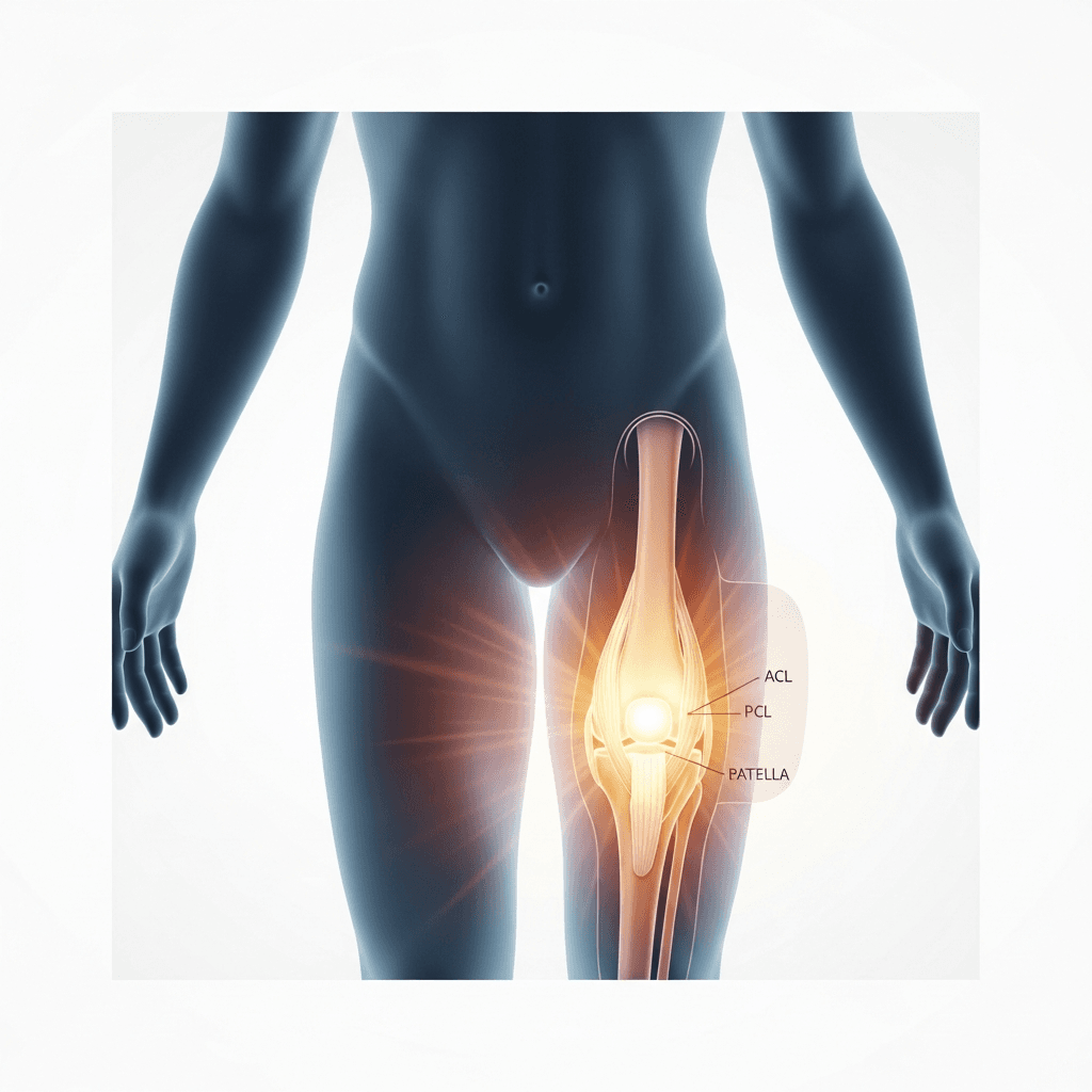Knee Ligament Tear (ACL/PCL/MCL) illustration